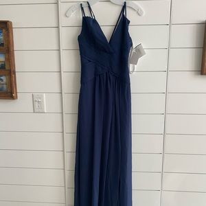 David’s Bridal Navy Dress, Bridesmaid